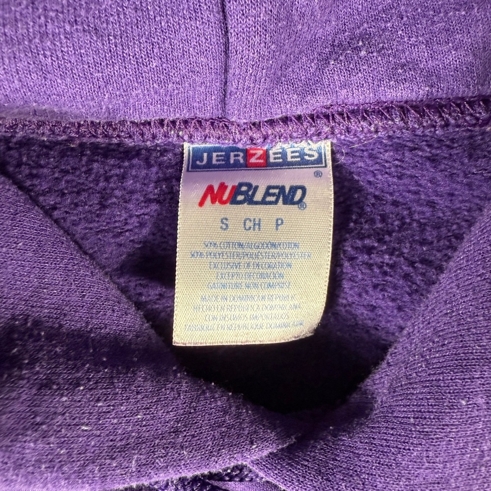 Colorado Rockies Sweatshirt Hoodie Size Small MLB Purple Jerzees Pullover - Picture 3 of 7